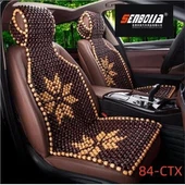 84-Coussin de siège de voiture en perles de bois CTX