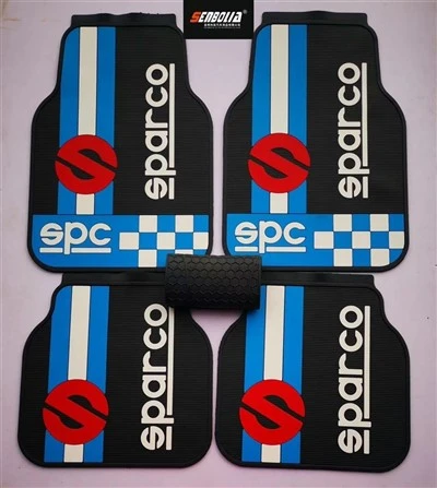 Tapis de voiture en PVC TOYOTA usage général 5 pièces/ensemble